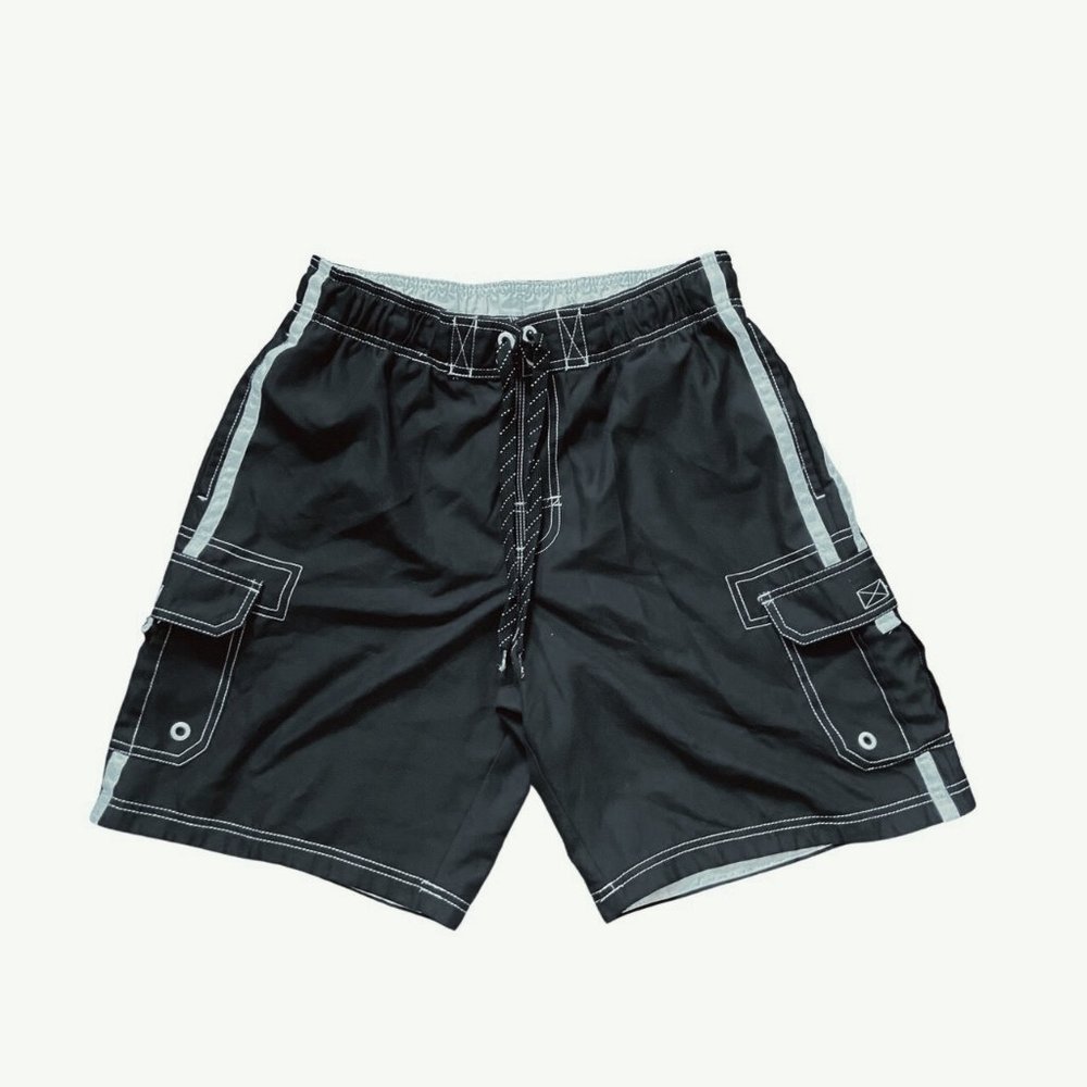 Black Swim Trunks